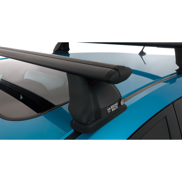 Kit 2 barres de toit noires RHINO-RACK Vortex 2500 FMP • JA1914 