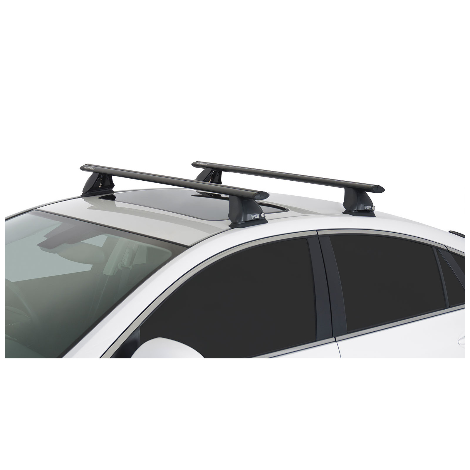 Kit 2 barres de toit noires RHINO-RACK Vortex 2500 FMP • JA1914 