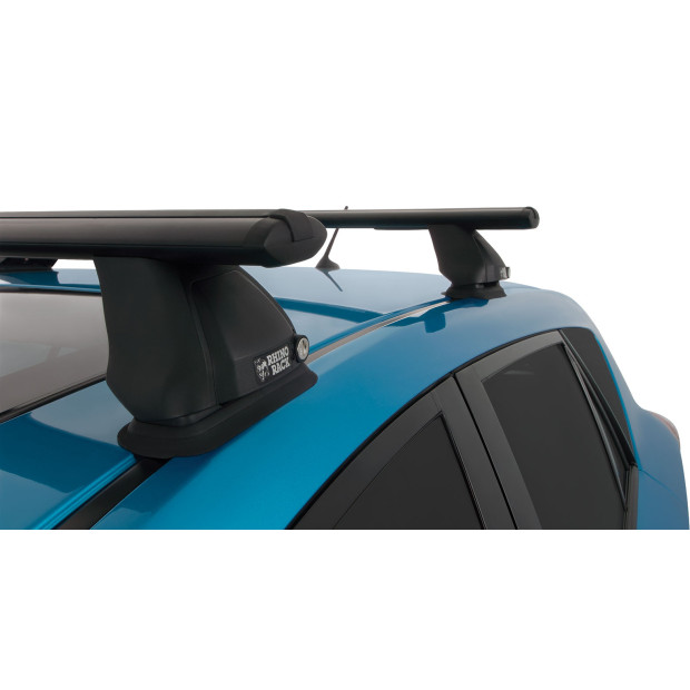 Kit 2 barres de toit noires RHINO-RACK Vortex 2500 FMP • JA1914 