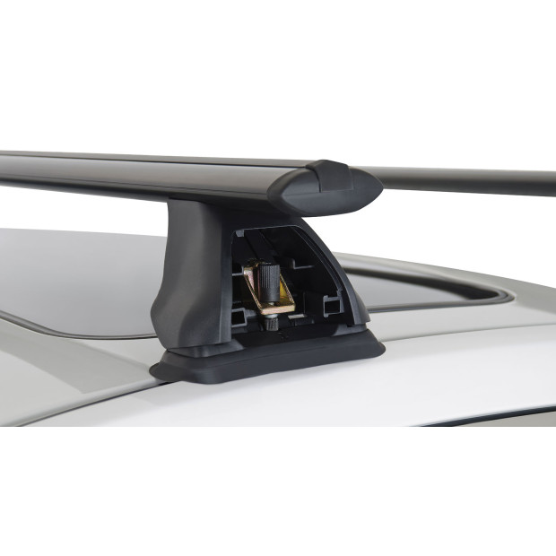 Kit 2 barres de toit noires RHINO-RACK Vortex 2500 FMP • JA1914 