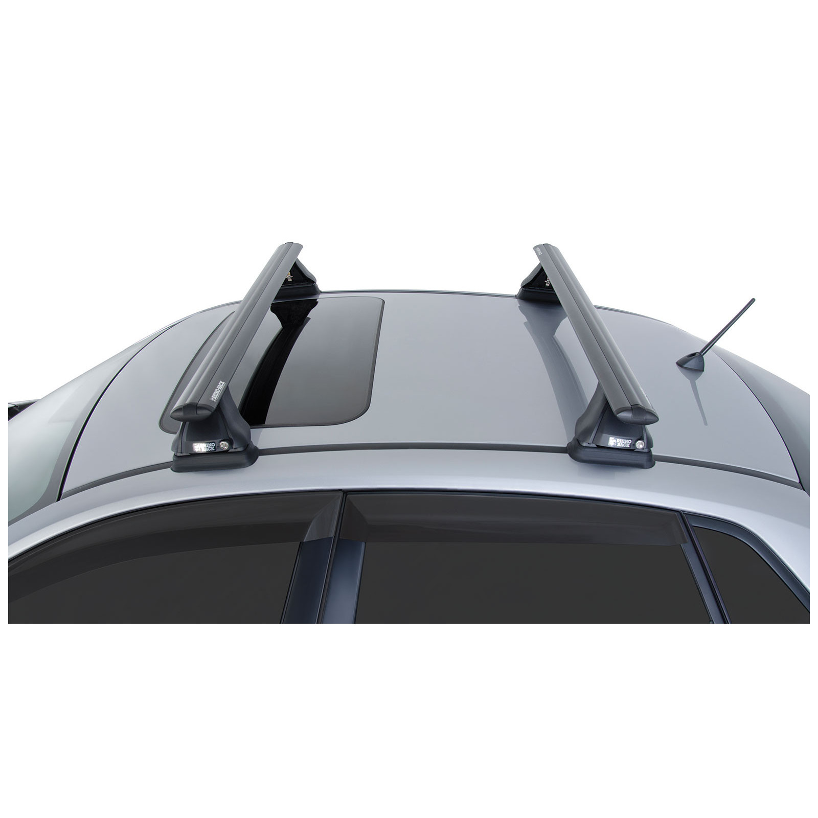 Kit 2 barres de toit noires RHINO-RACK Vortex 2500 FMP • JA1915 