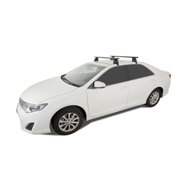 Kit 2 barres de toit noires RHINO-RACK Vortex 2500 • JA1920 