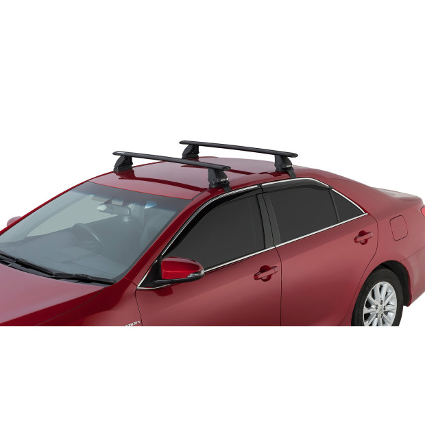 Kit 2 barres de toit noires RHINO-RACK Vortex 2500 • JA1920 