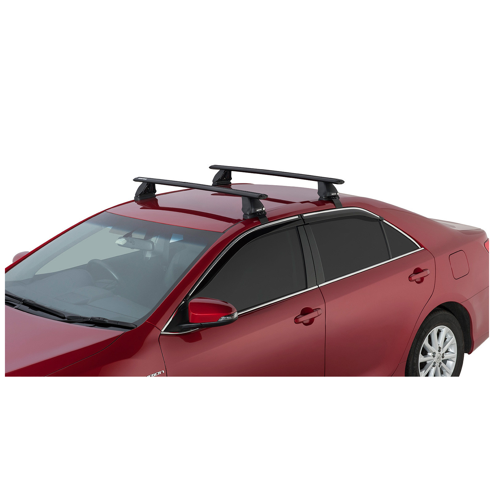 Kit 2 barres de toit noires RHINO-RACK Vortex 2500 • JA1920 