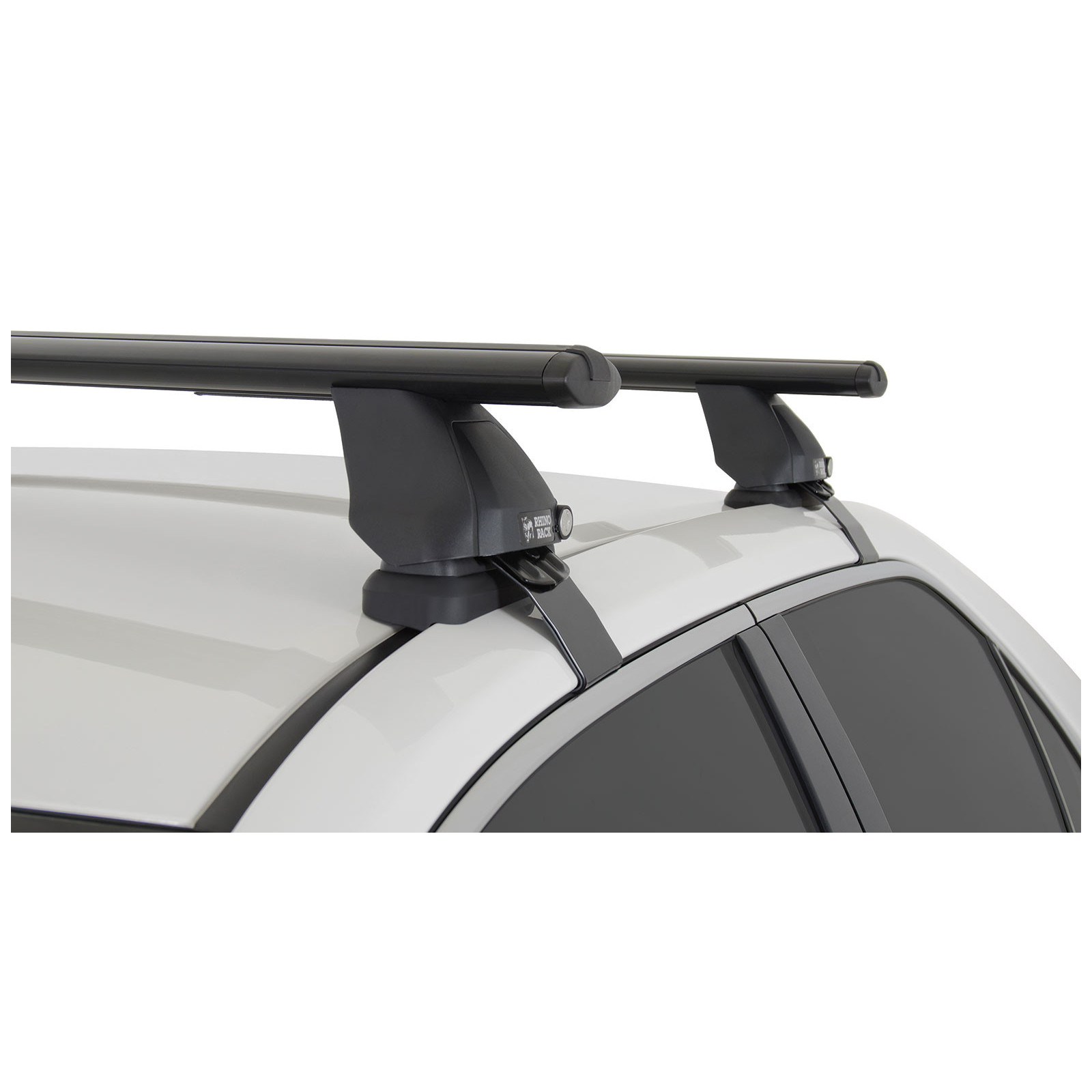 Kit 2 barres de toit noires RHINO-RACK Vortex 2500 • JA1920 