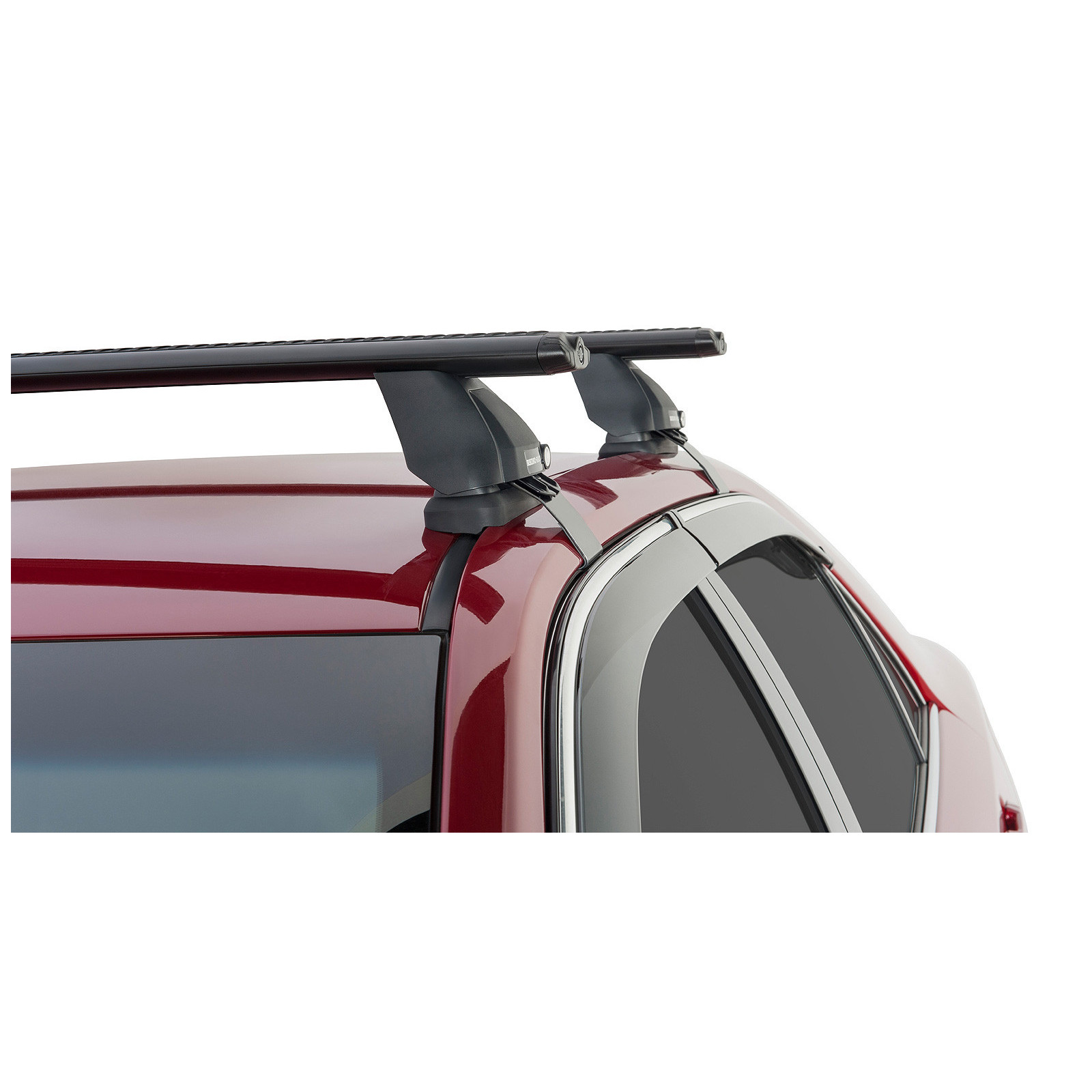 Kit 2 barres de toit noires RHINO-RACK Vortex 2500 • JA1920 