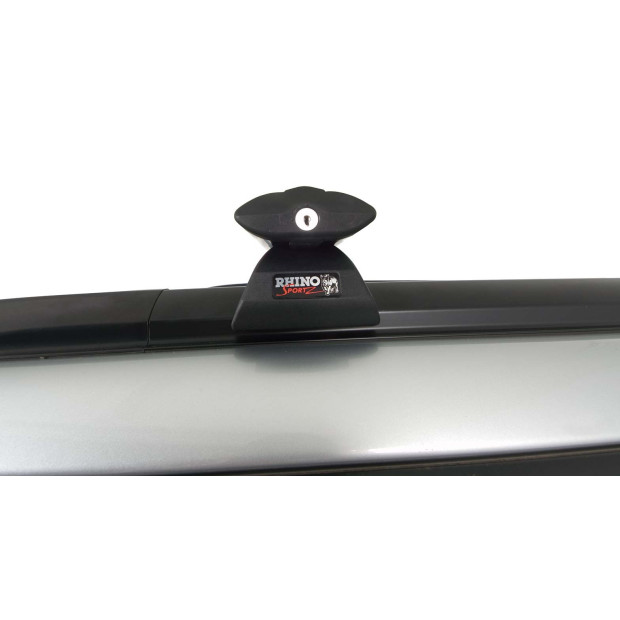 Kit 2 barres de toit noires RHINO-RACK Vortex SX • JA1934 