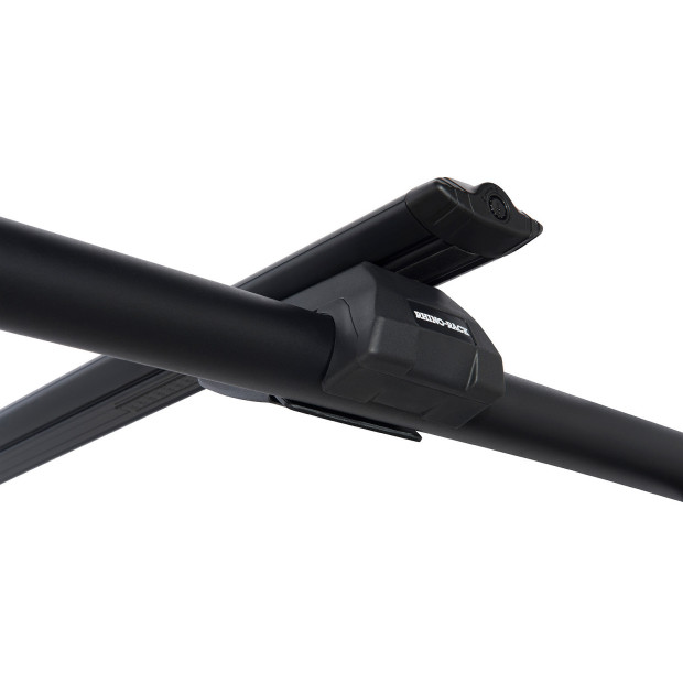 Kit 2 barres de toit noires RHINO-RACK Vortex SX • JA1938 