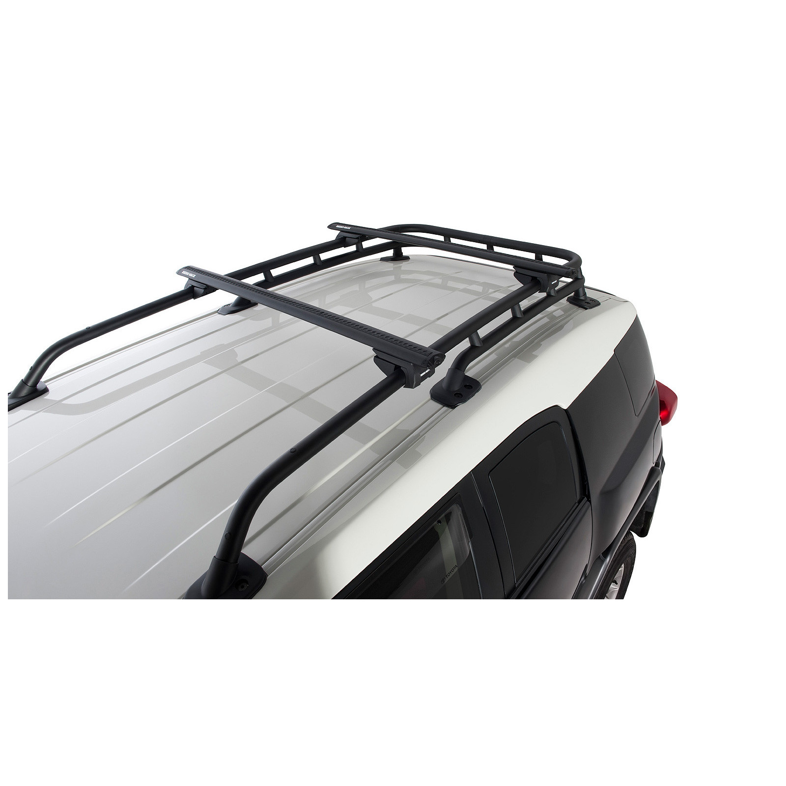 Kit 2 barres de toit noires RHINO-RACK Vortex SX • JA1938 