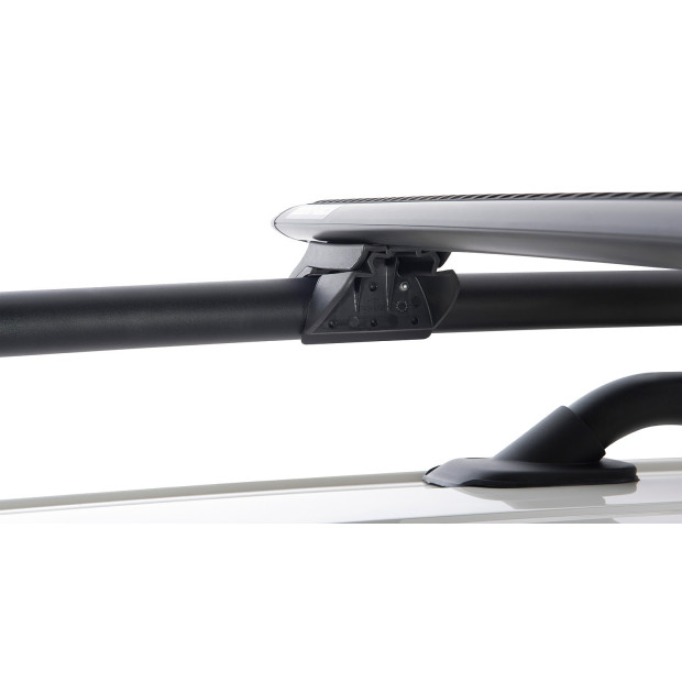 Kit 2 barres de toit noires RHINO-RACK Vortex SX • JA1938 