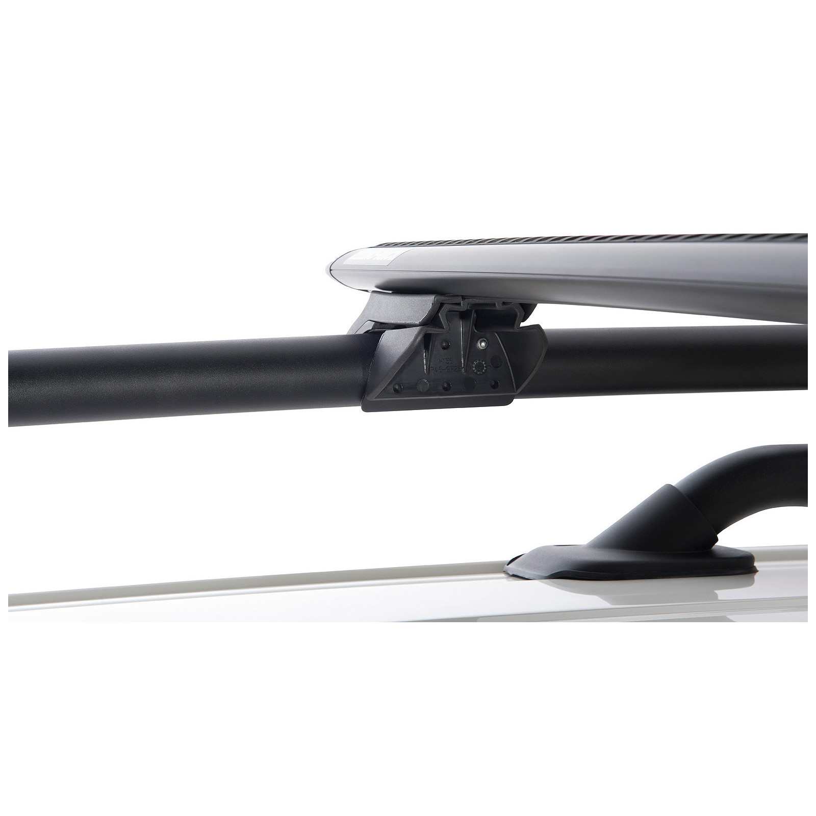 Kit 2 barres de toit noires RHINO-RACK Vortex SX • JA1938 