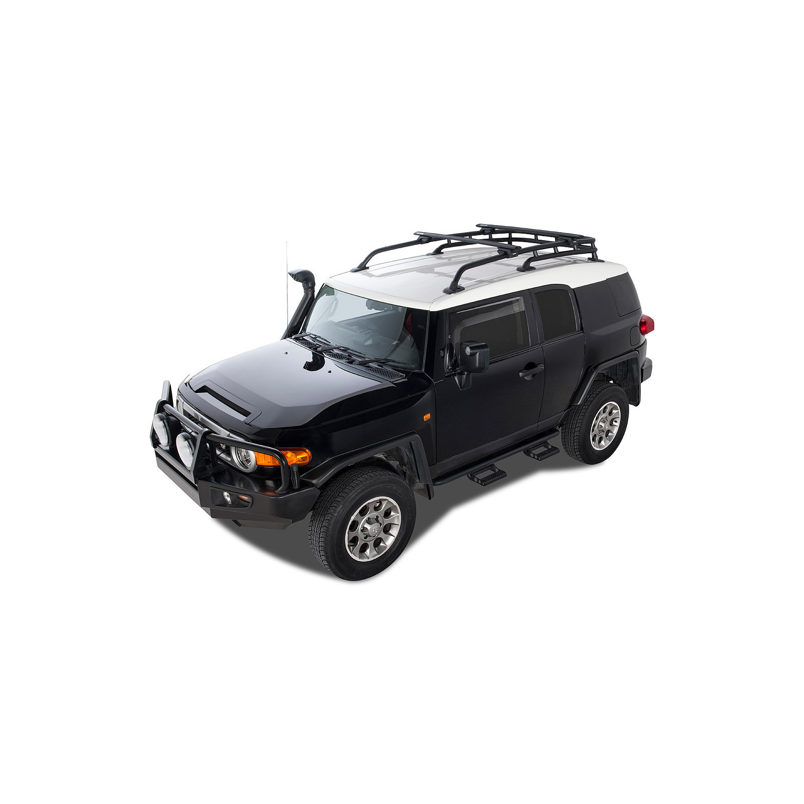 Kit 2 barres de toit noires RHINO-RACK Vortex SX • JA1938 