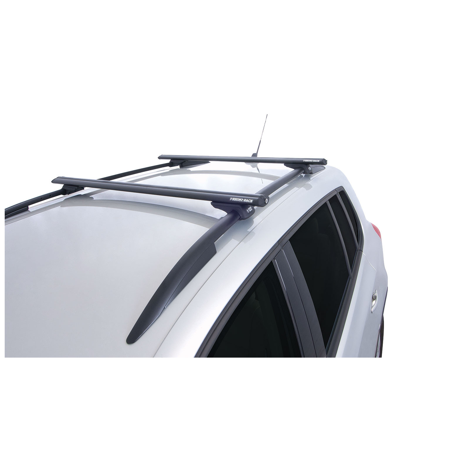 Kit 2 barres de toit noires RHINO-RACK Vortex SX • JA1942 