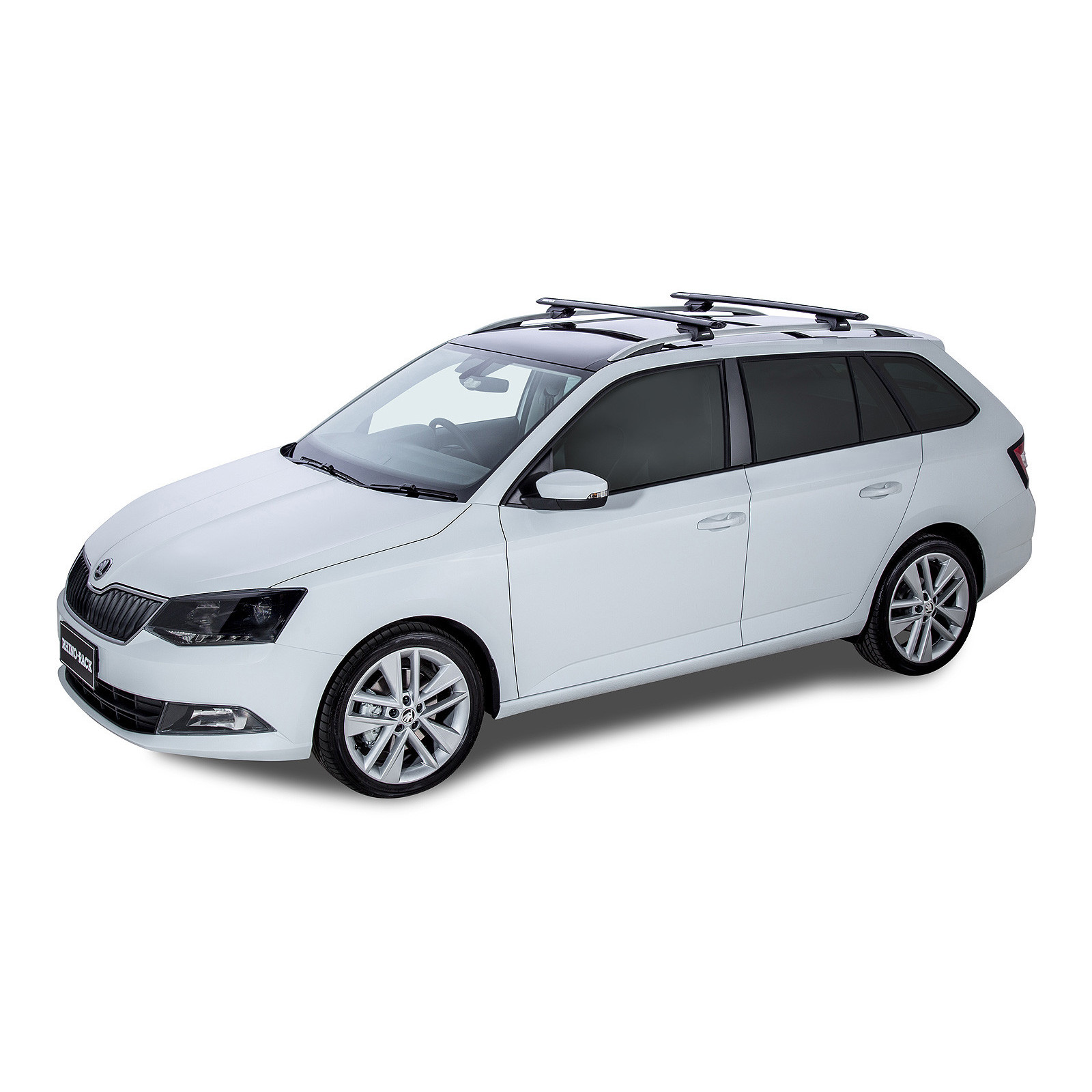 Kit 2 barres de toit noires RHINO-RACK Vortex SX • JA1942 