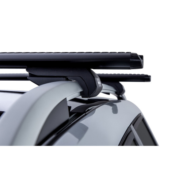 Kit 2 barres de toit noires RHINO-RACK Vortex SX • JA1942 