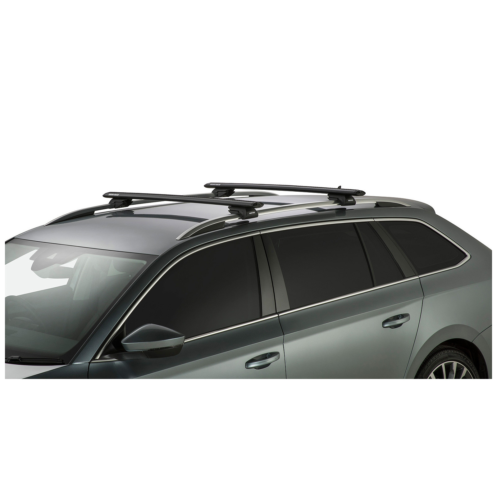 Kit 2 barres de toit noires RHINO-RACK Vortex SX • JA1942 