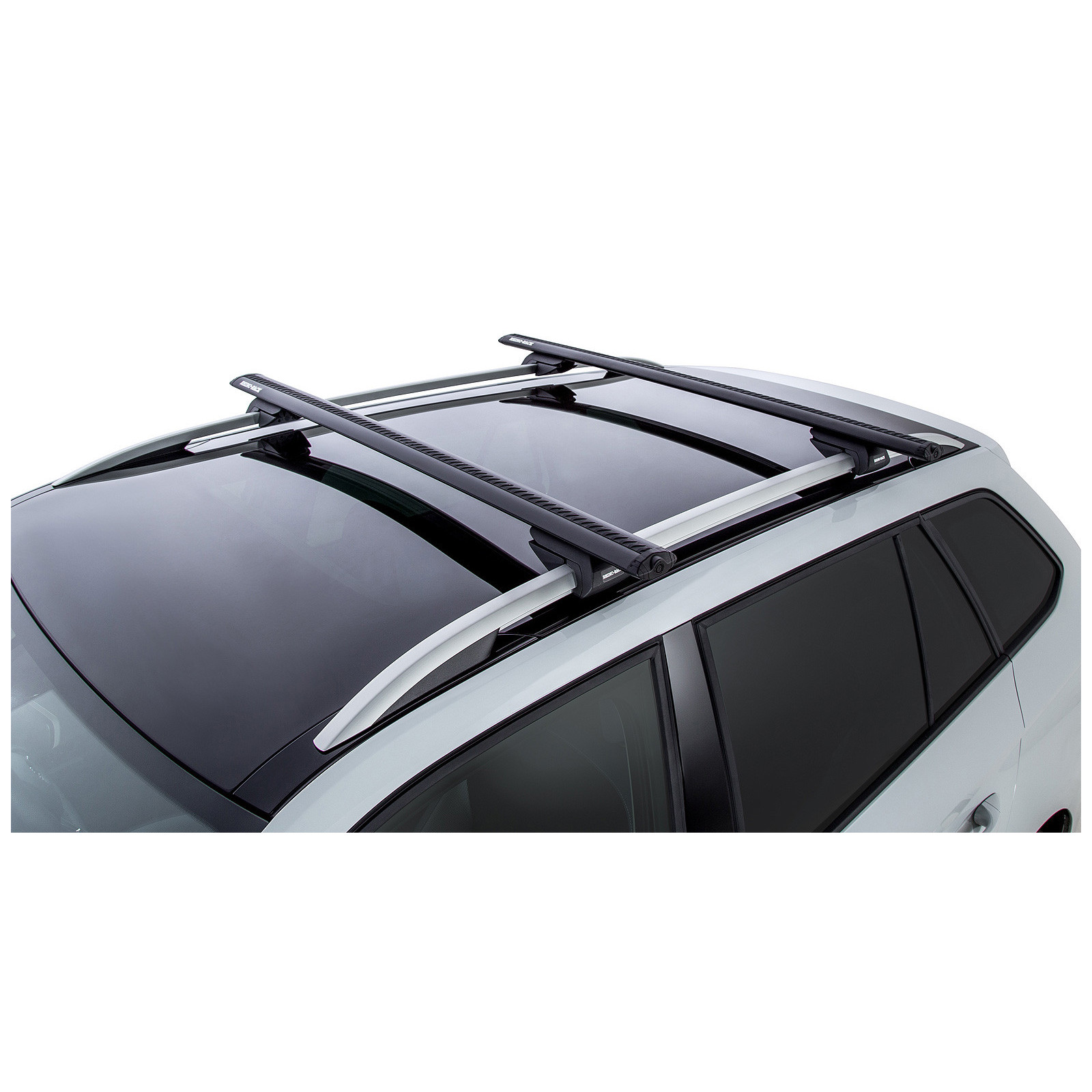 Kit 2 barres de toit noires RHINO-RACK Vortex SX • JA1942 