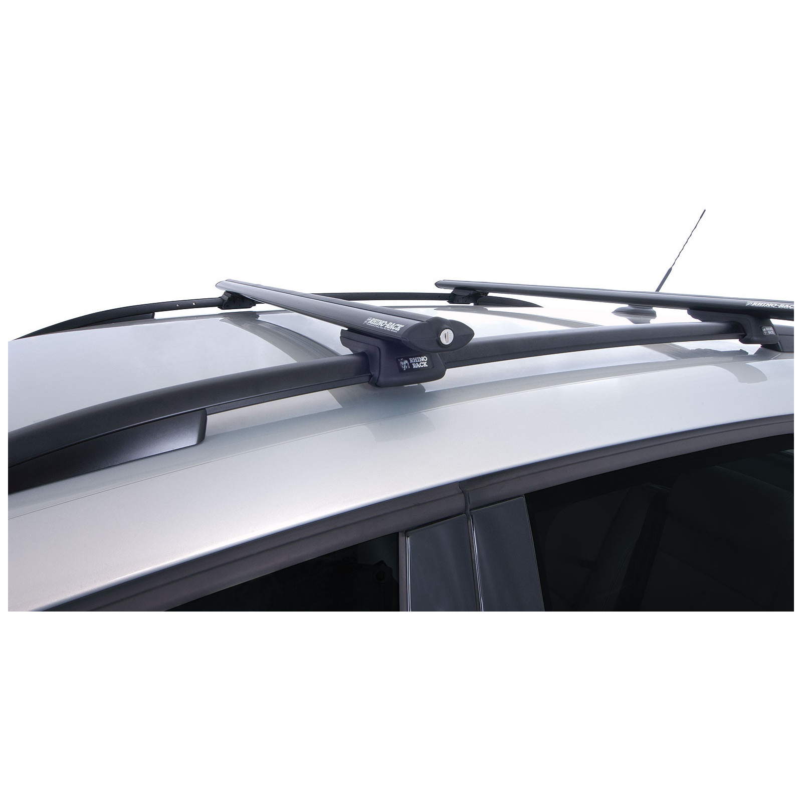 Kit 2 barres de toit noires RHINO-RACK Vortex SX • JA1942 