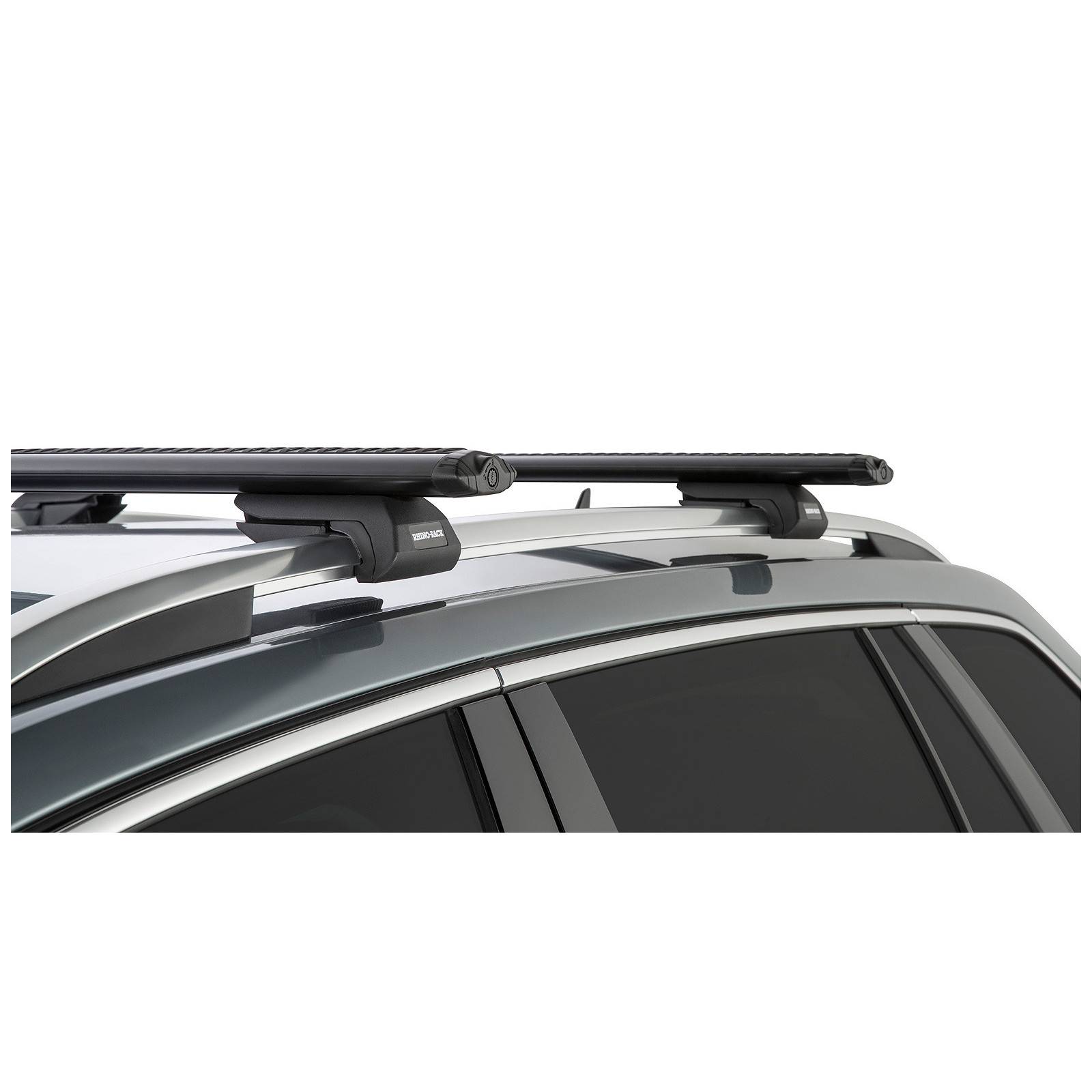 Kit 2 barres de toit noires RHINO-RACK Vortex SX • JA1942 