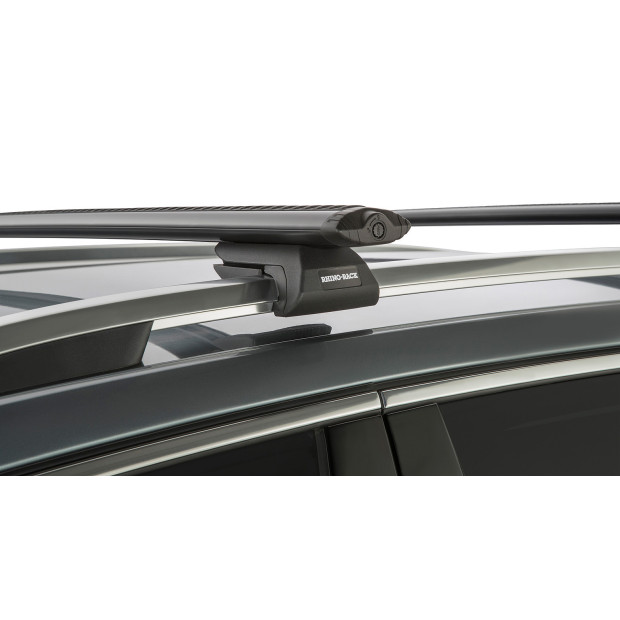 Kit 2 barres de toit noires RHINO-RACK Vortex SX • JA1942 