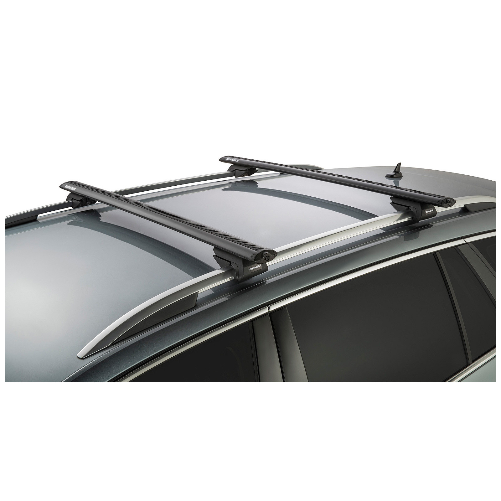 Kit 2 barres de toit noires RHINO-RACK Vortex SX • JA1942 