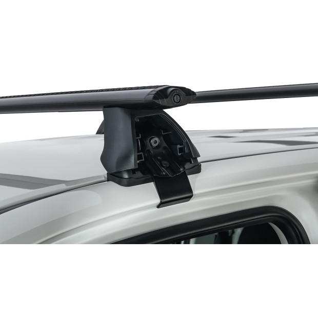 Kit 2 barres de toit noires RHINO-RACK Vortex 2500 • JA2139 