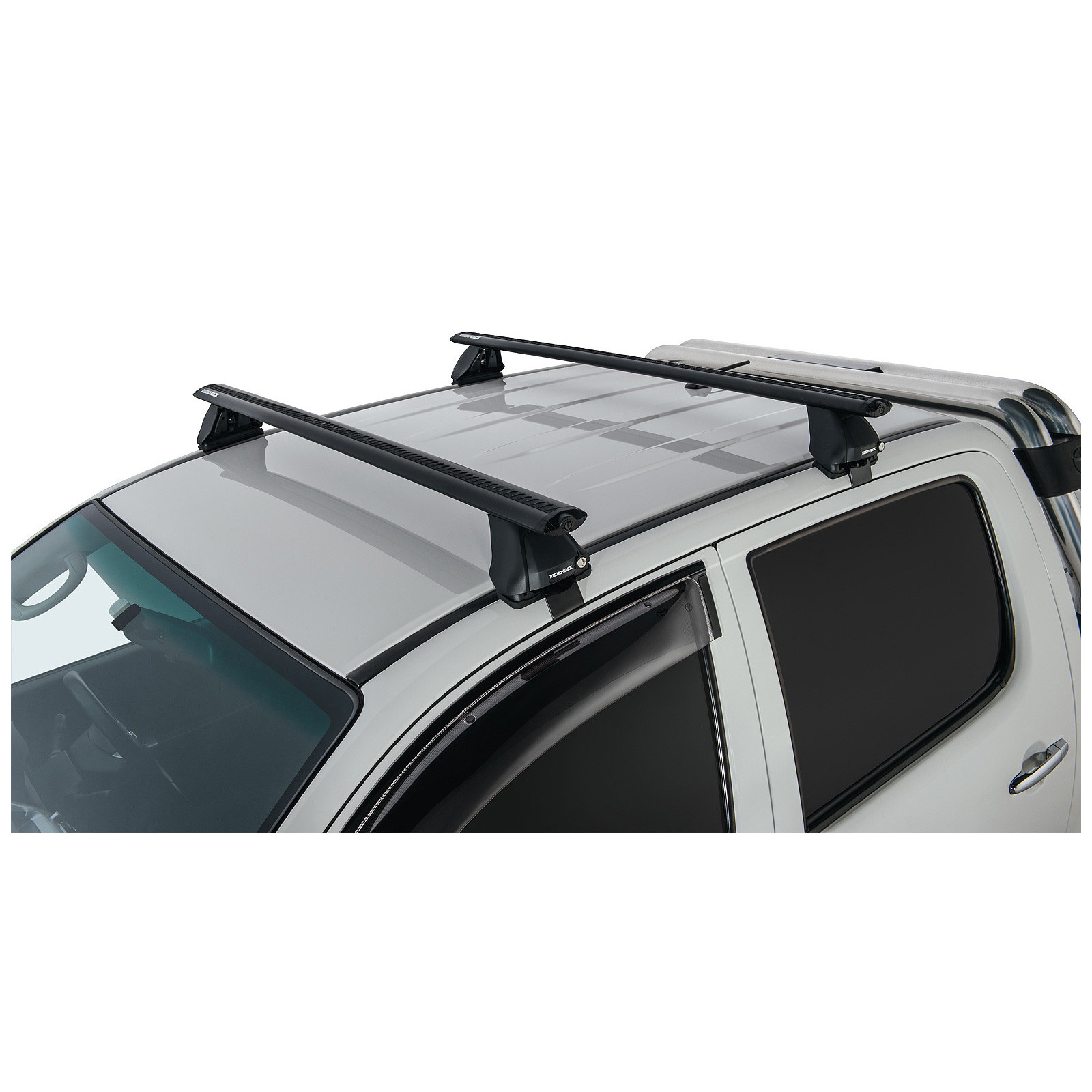 Kit 2 barres de toit noires RHINO-RACK Vortex 2500 • JA2139 
