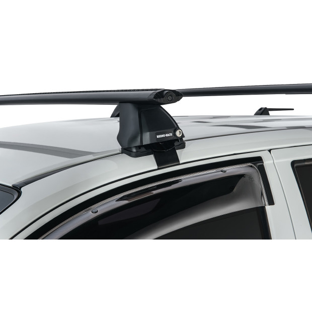 Kit 2 barres de toit noires RHINO-RACK Vortex 2500 • JA2139 