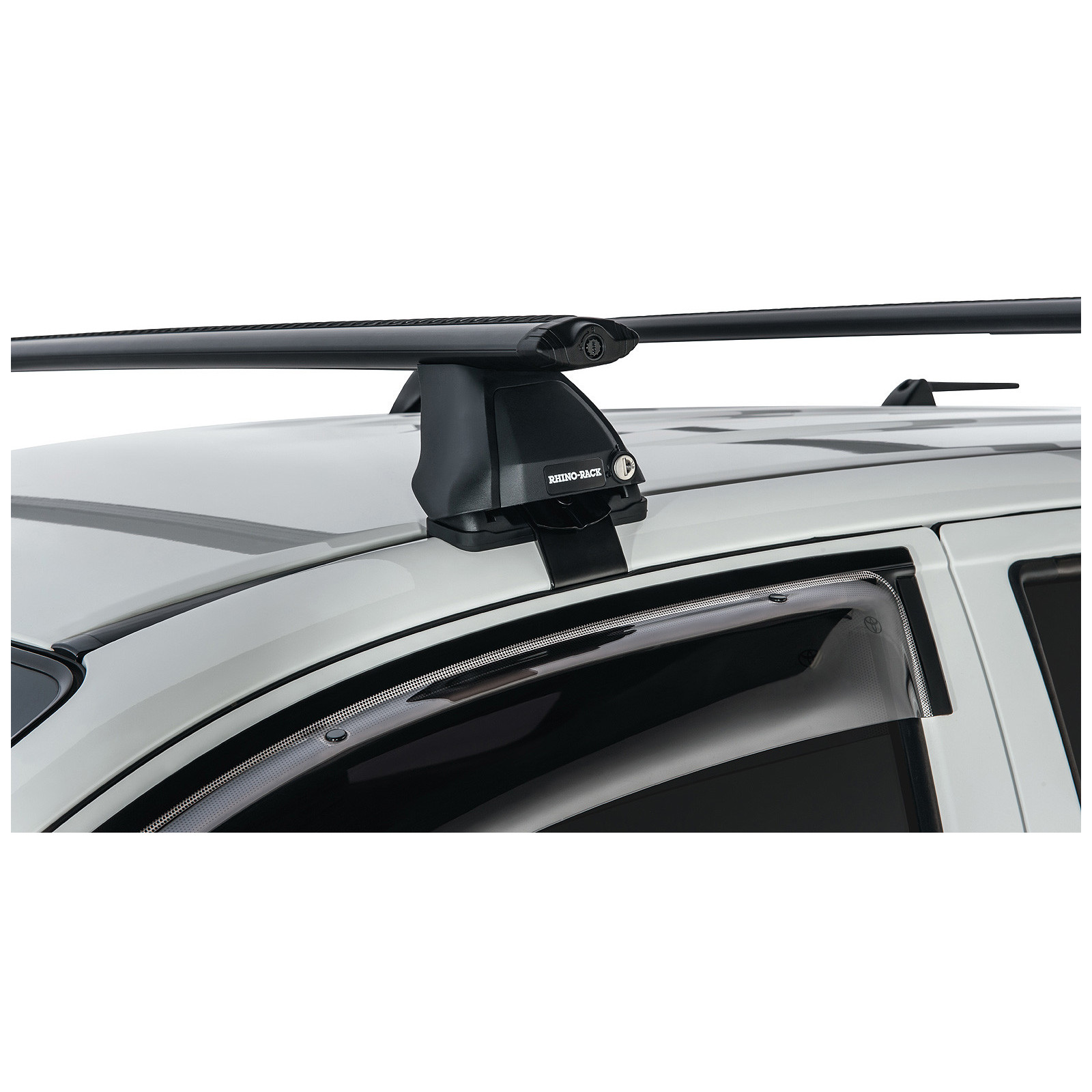 Kit 2 barres de toit noires RHINO-RACK Vortex 2500 • JA2139 