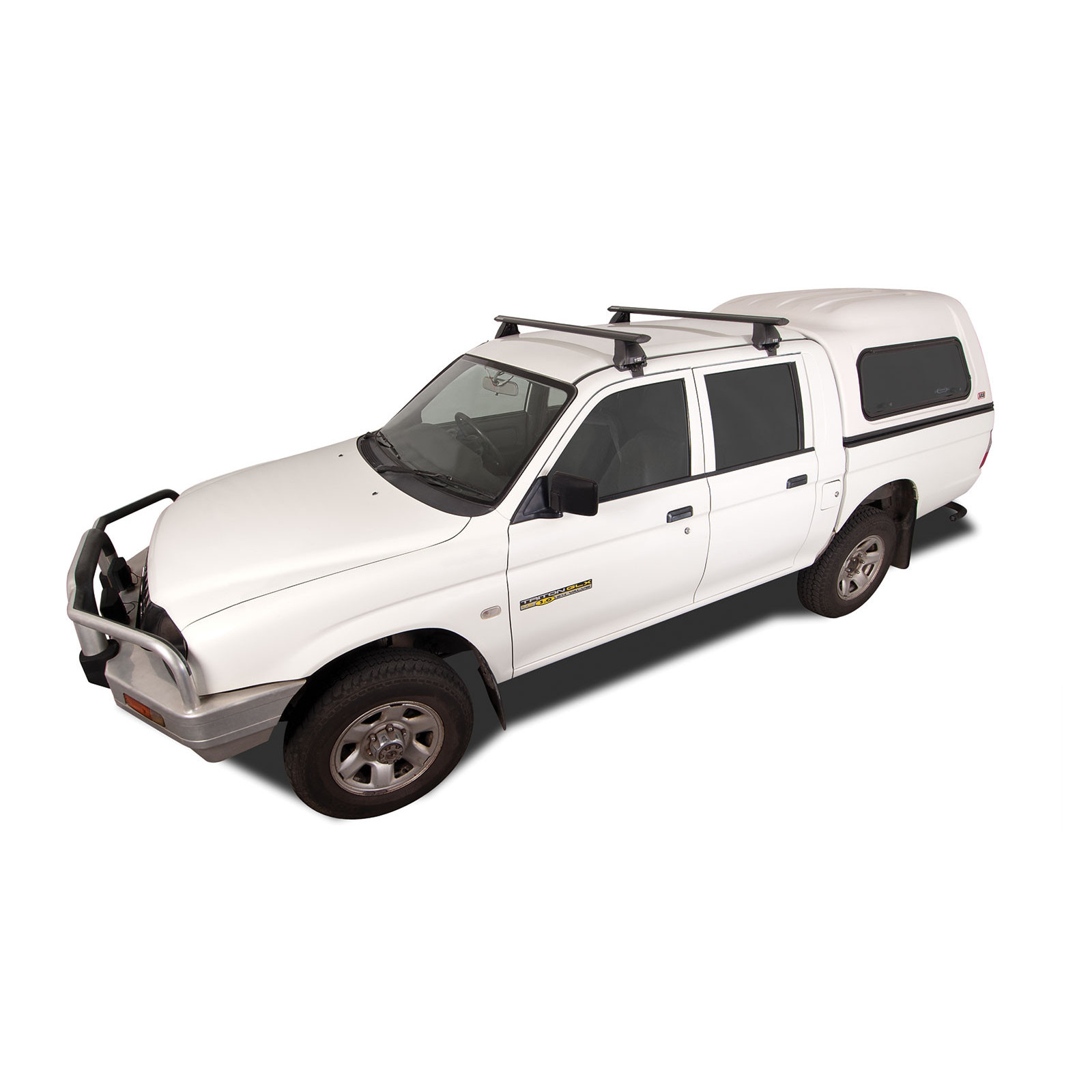 Kit 2 barres de toit noires RHINO-RACK Vortex 2500 • JA2142 