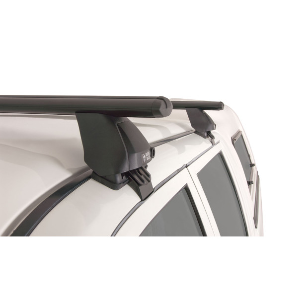 Kit 2 barres de toit noires RHINO-RACK Vortex 2500 • JA2142 