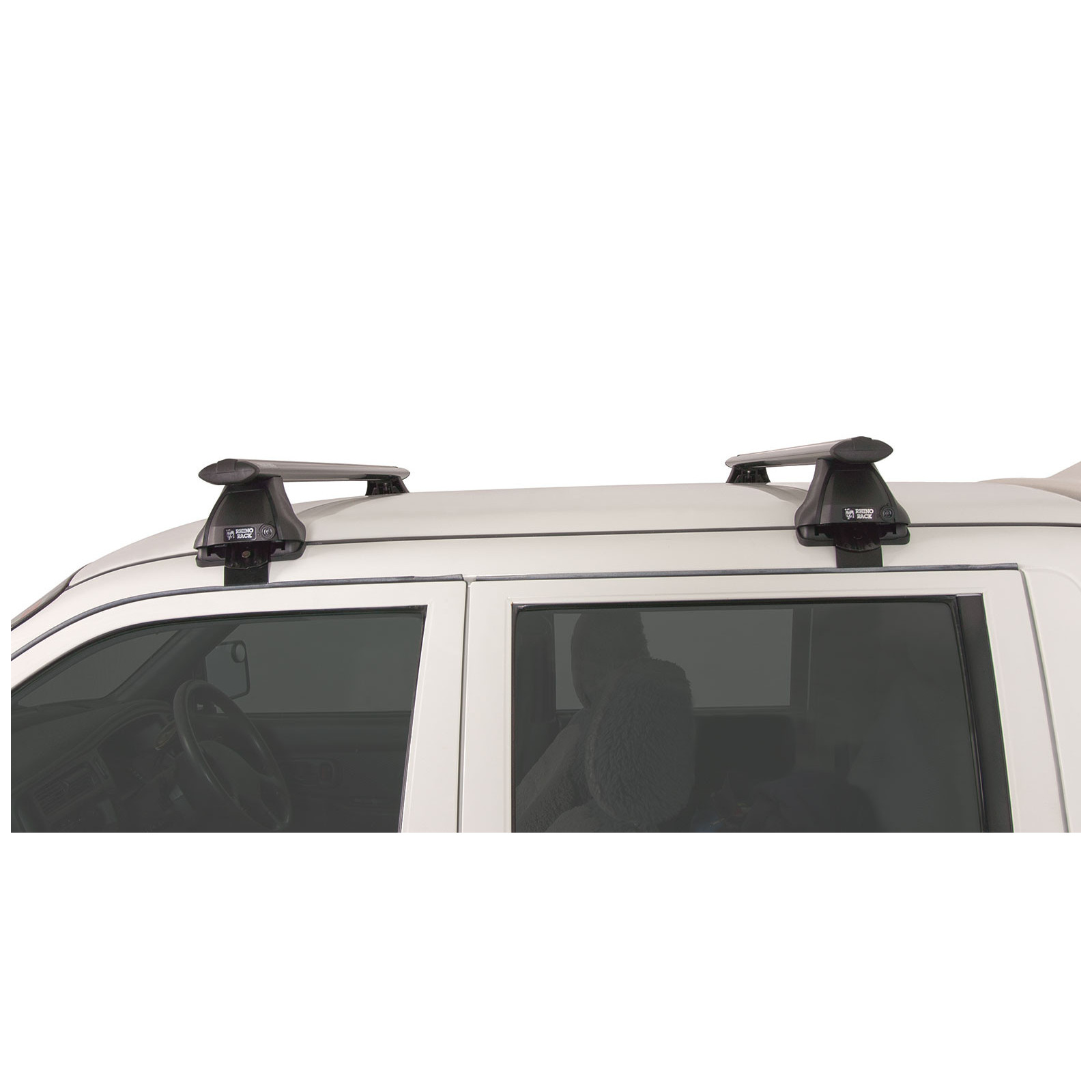 Kit 2 barres de toit noires RHINO-RACK Vortex 2500 • JA2142 