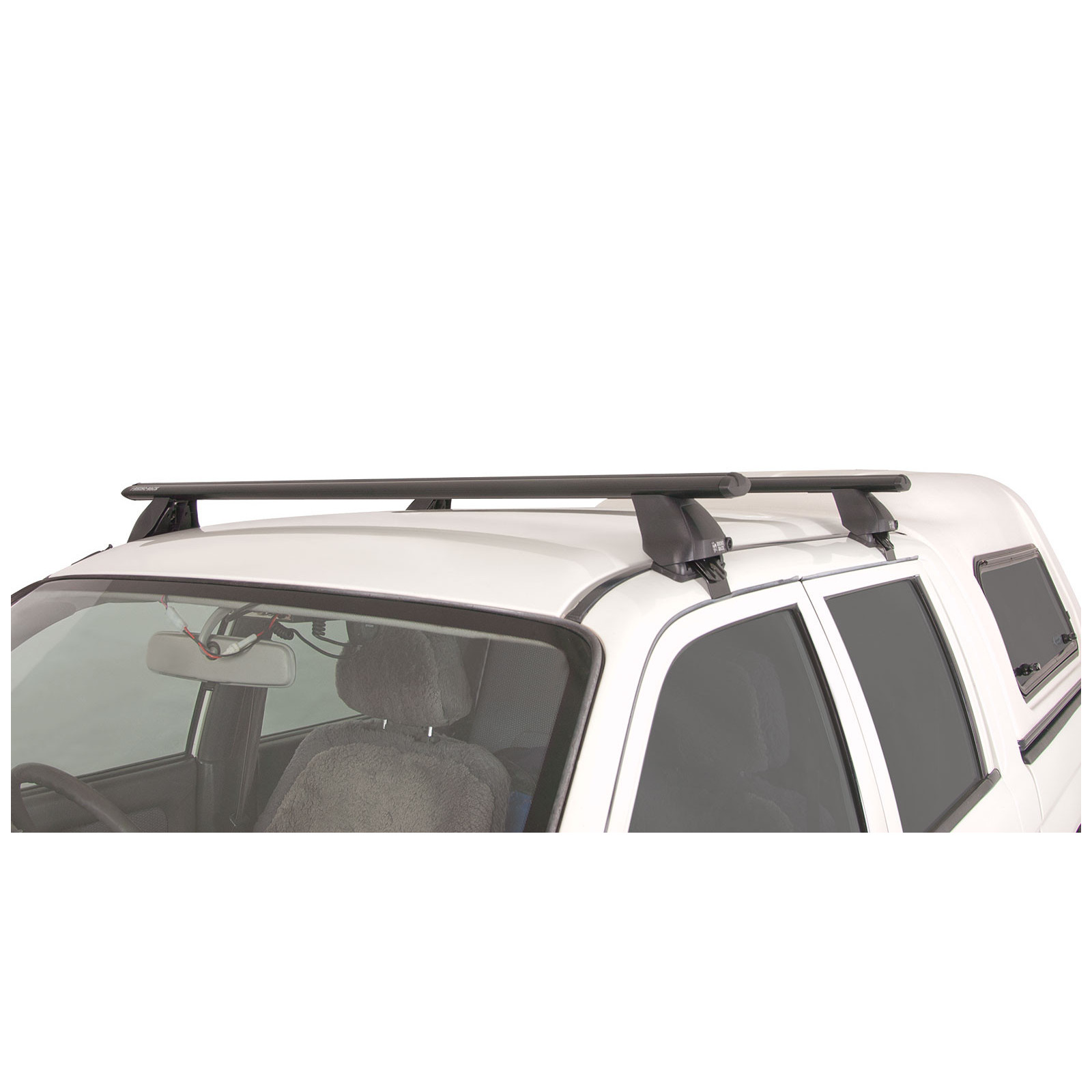 Kit 2 barres de toit noires RHINO-RACK Vortex 2500 • JA2142 