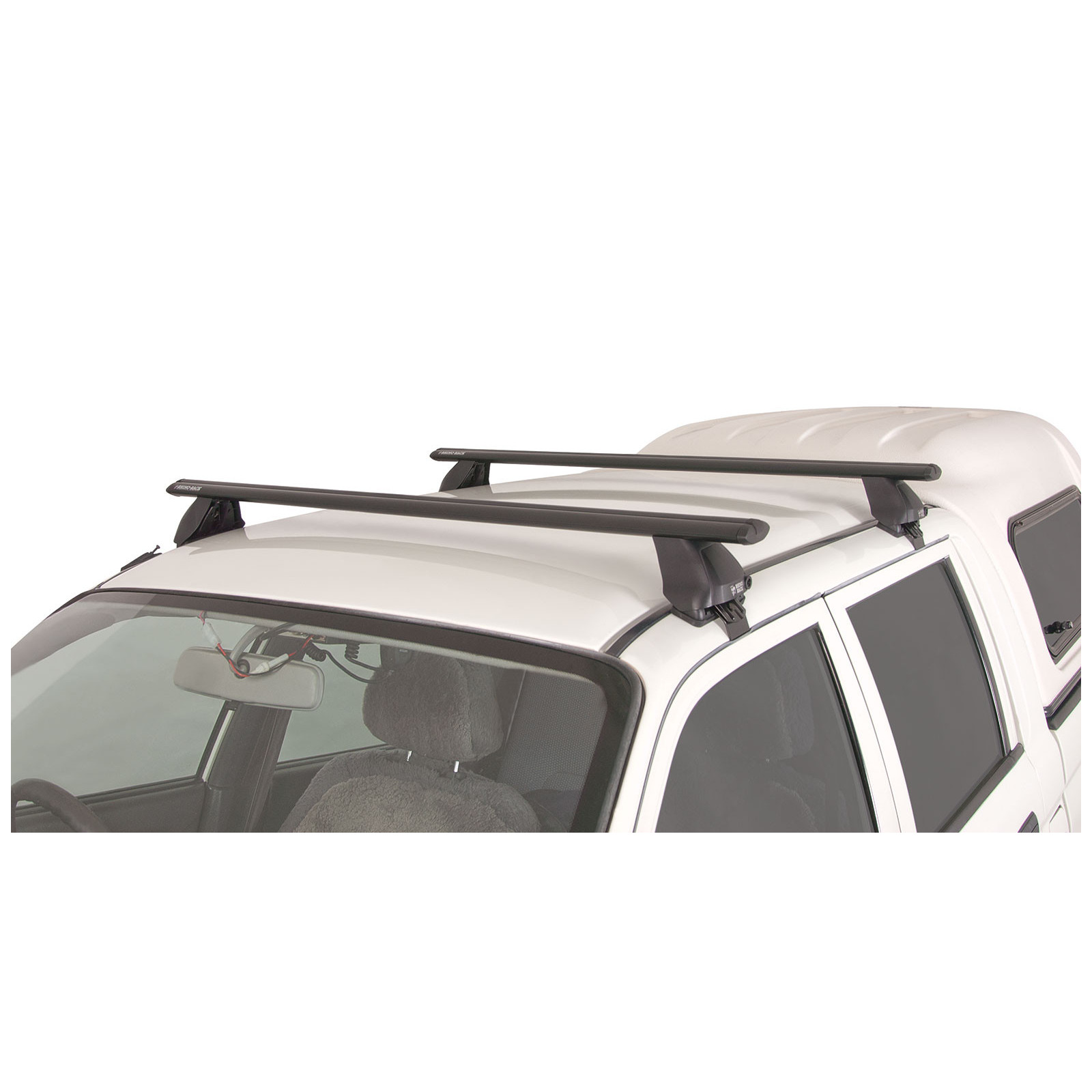 Kit 2 barres de toit noires RHINO-RACK Vortex 2500 • JA2142 