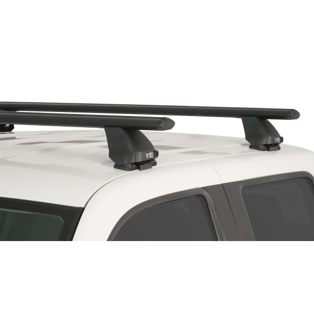 Kit 2 barres de toit noires RHINO-RACK Vortex 2500 • JA2161 