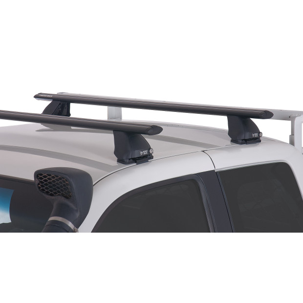 Kit 2 barres de toit noires RHINO-RACK Vortex 2500 • JA2161 