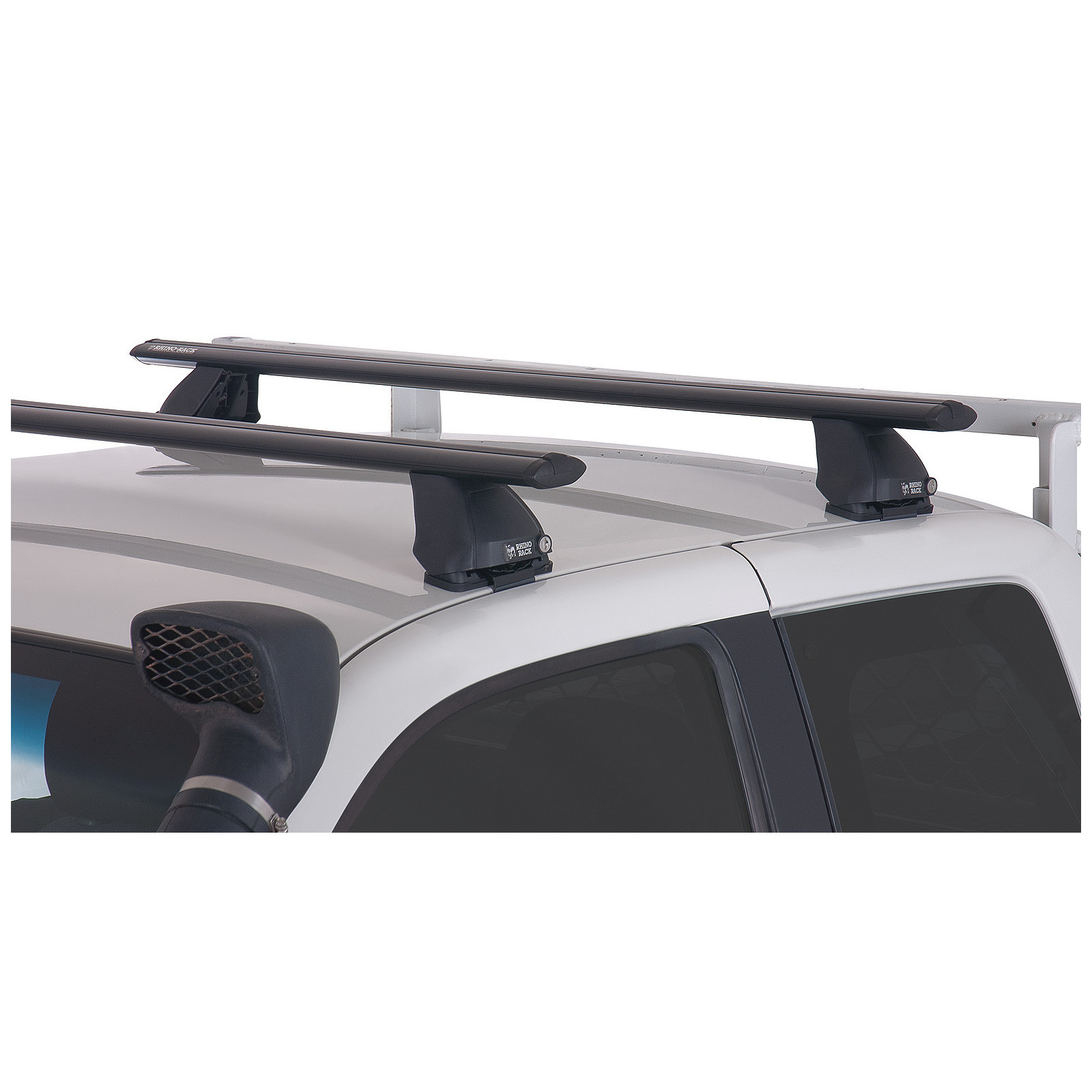 Kit 2 barres de toit noires RHINO-RACK Vortex 2500 • JA2161 