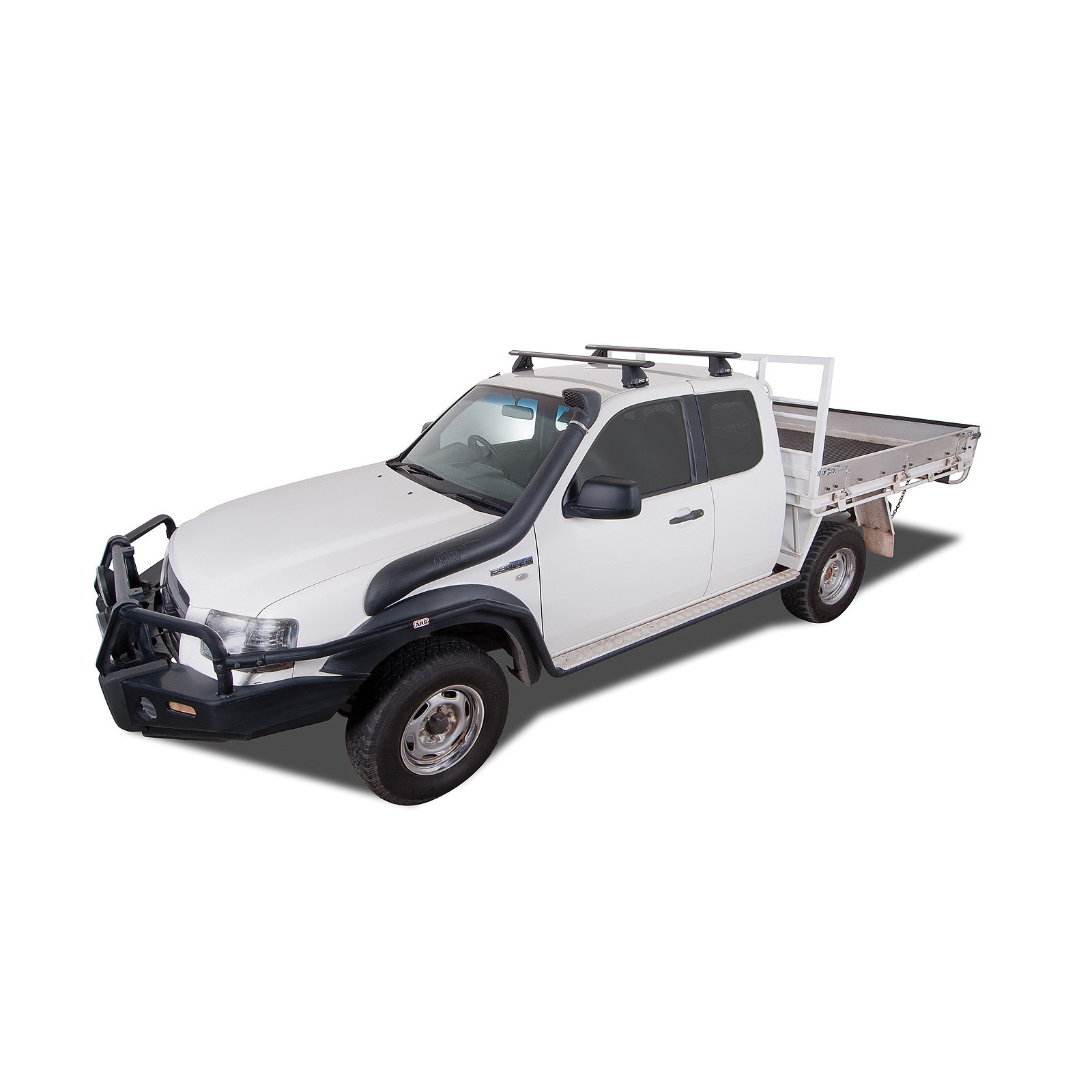 Kit 2 barres de toit noires RHINO-RACK Vortex 2500 • JA2161 