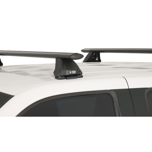 Kit 2 barres de toit noires RHINO-RACK Vortex 2500 • JA2161 