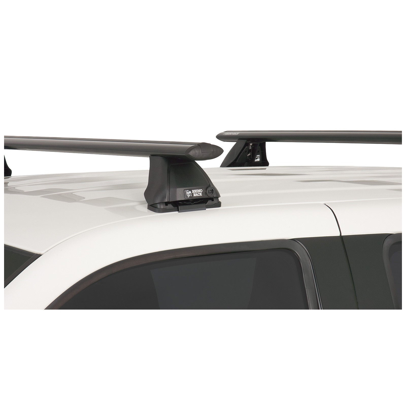 Kit 2 barres de toit noires RHINO-RACK Vortex 2500 • JA2161 