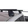 Kit 2 barres de toit noires RHINO-RACK Vortex 2500 • JA2161 
