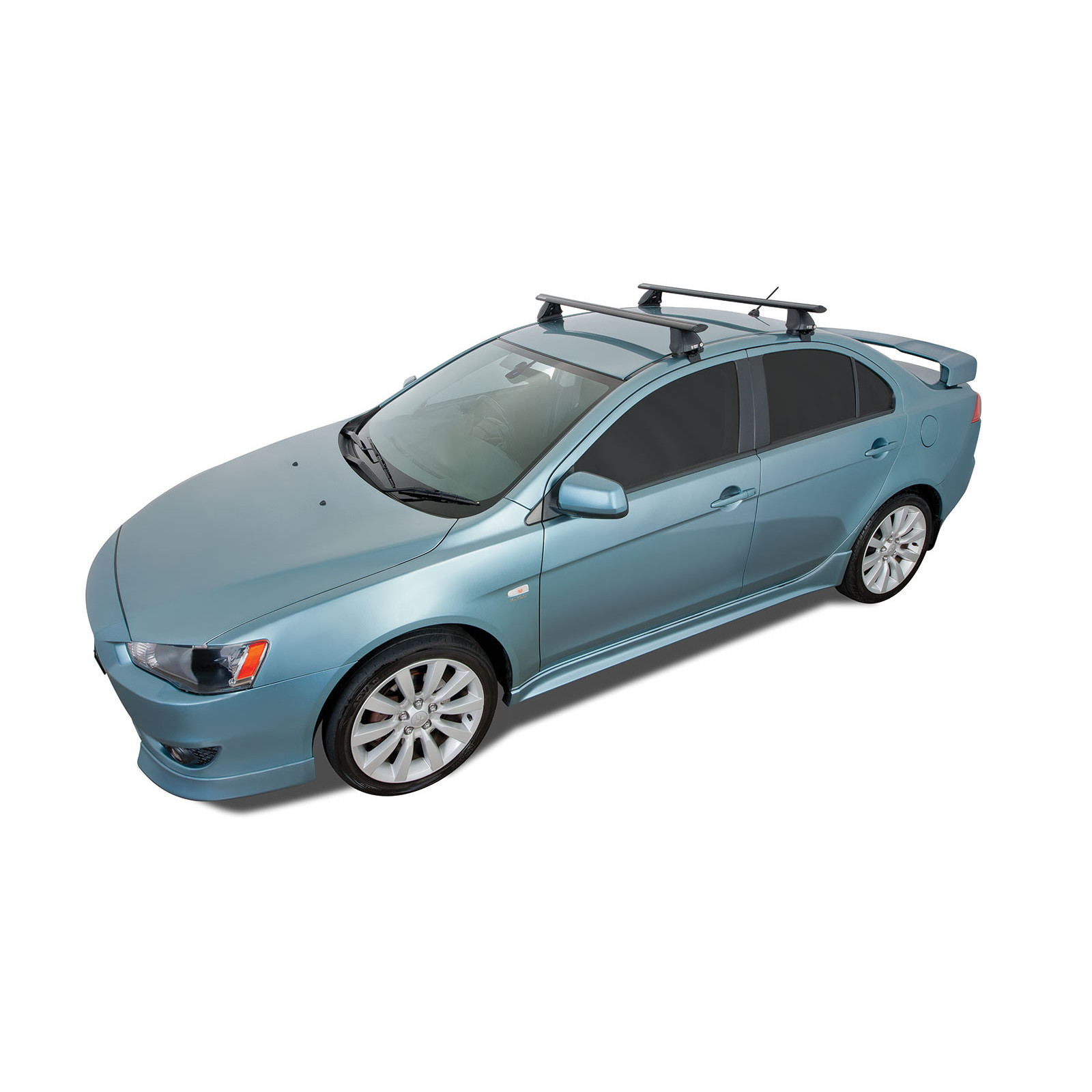 Kit 2 barres de toit noires RHINO-RACK Vortex 2500 • JA2172 