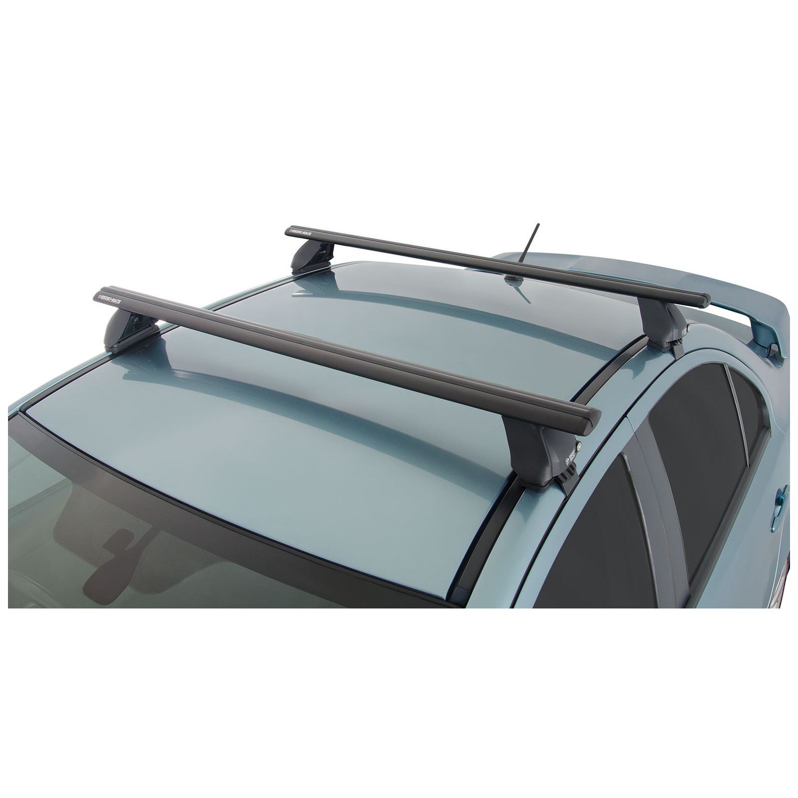 Kit 2 barres de toit noires RHINO-RACK Vortex 2500 • JA2172 