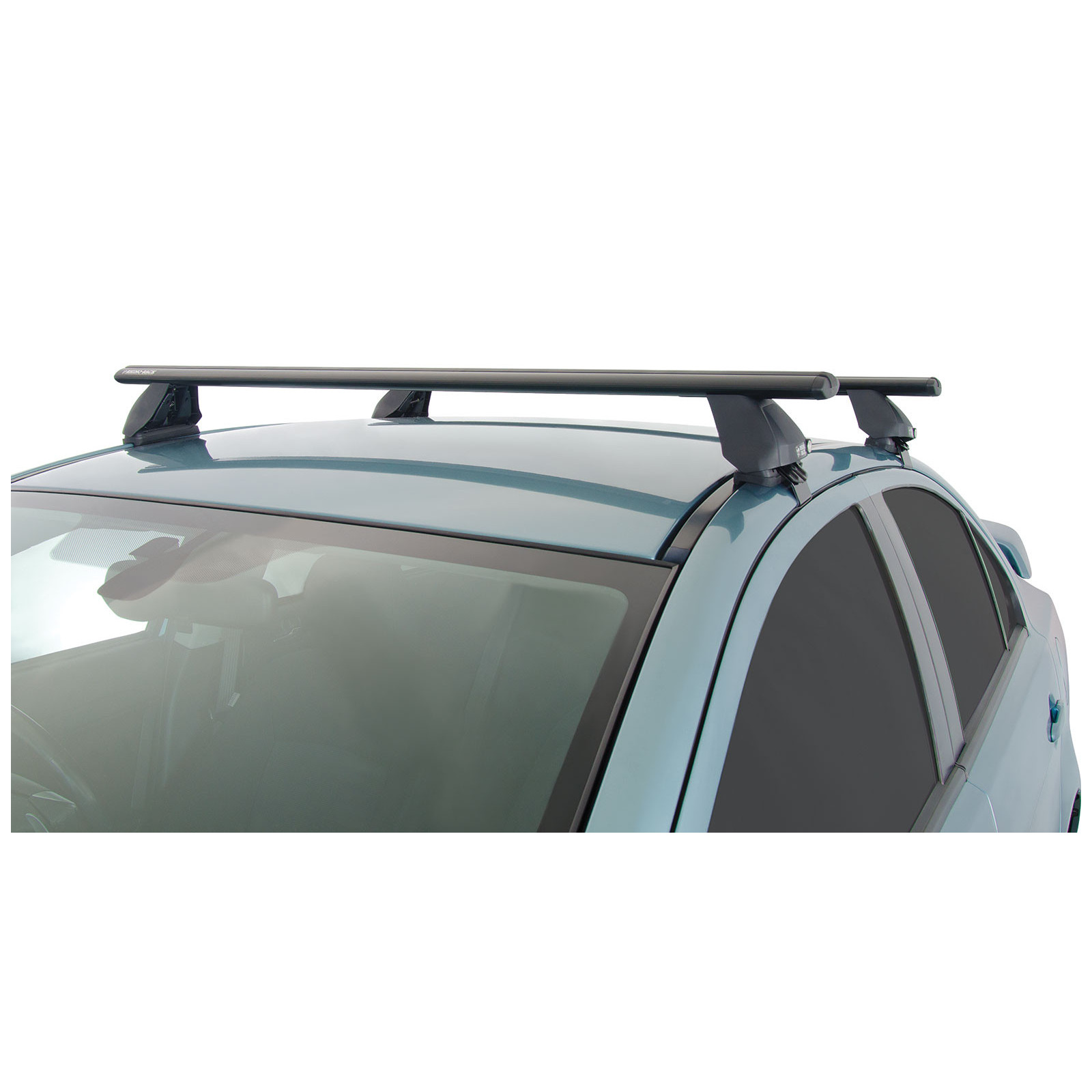 Kit 2 barres de toit noires RHINO-RACK Vortex 2500 • JA2172 