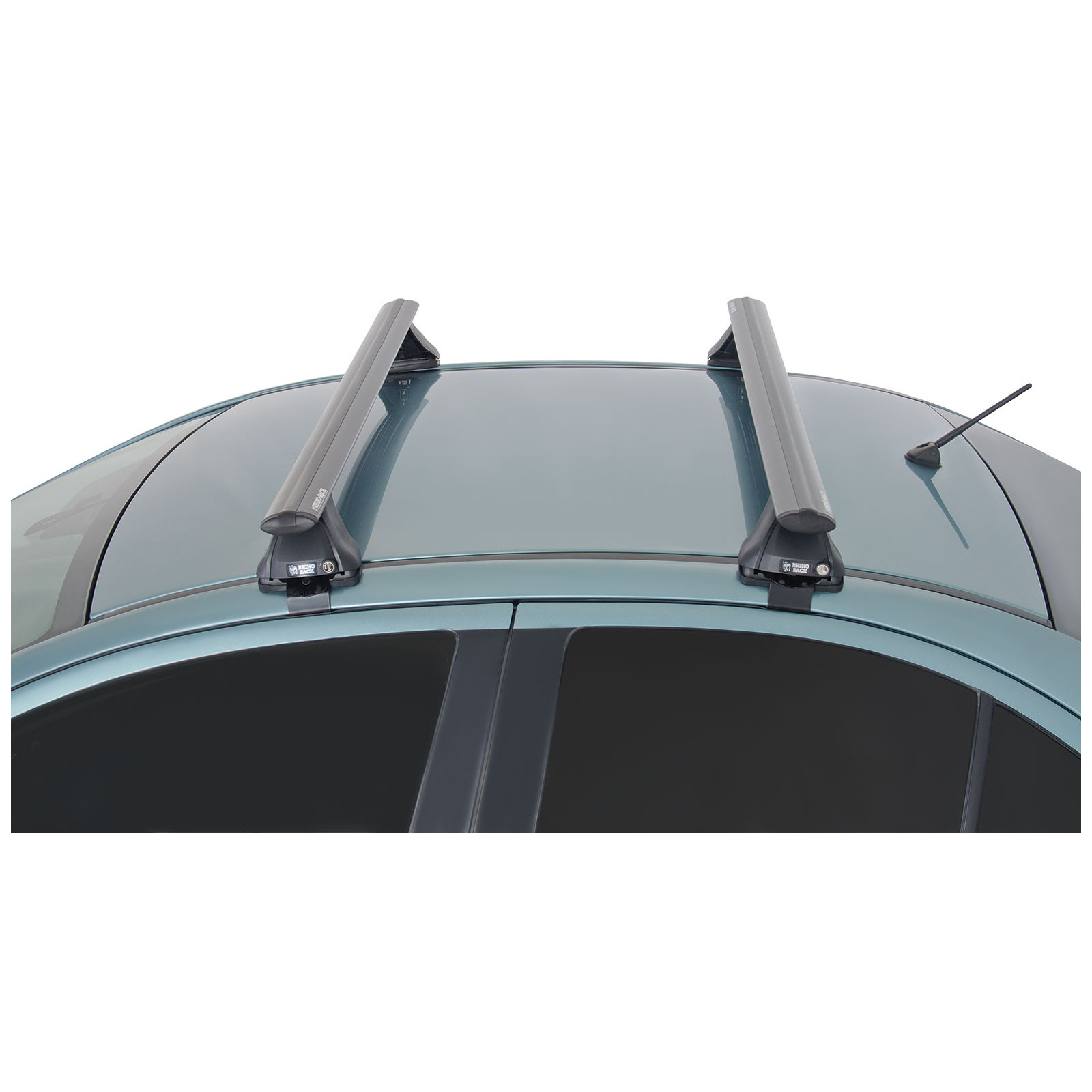 Kit 2 barres de toit noires RHINO-RACK Vortex 2500 • JA2172 