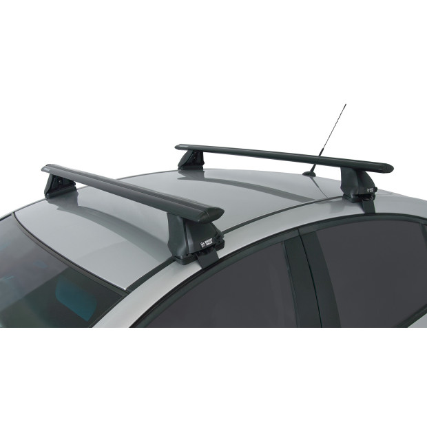 Kit 2 barres de toit noires RHINO-RACK Vortex 2500 • JA2183 