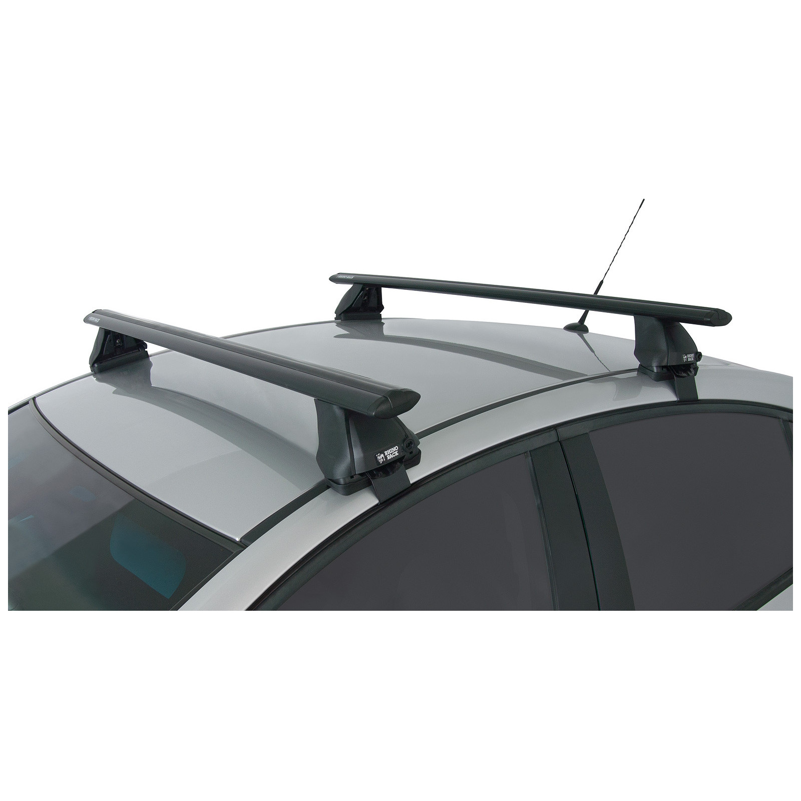 Kit 2 barres de toit noires RHINO-RACK Vortex 2500 • JA2183 