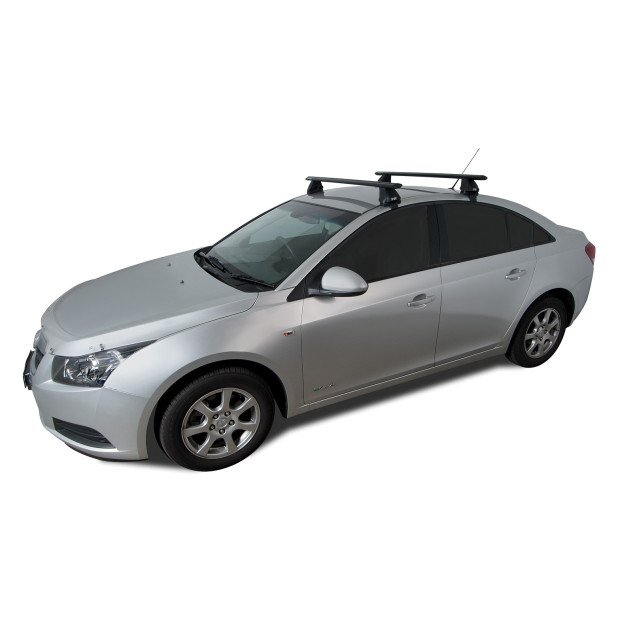 Kit 2 barres de toit noires RHINO-RACK Vortex 2500 • JA2183 