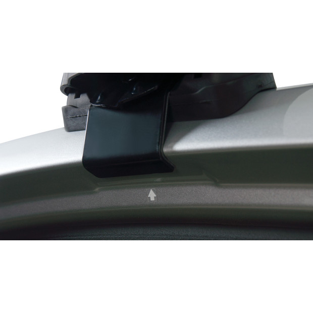 Kit 2 barres de toit noires RHINO-RACK Vortex 2500 • JA2183 