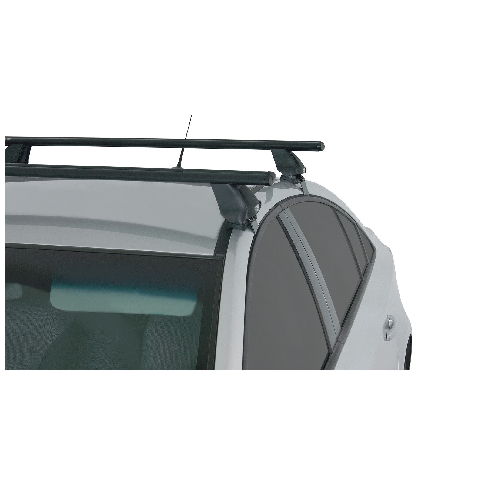 Kit 2 barres de toit noires RHINO-RACK Vortex 2500 • JA2183 